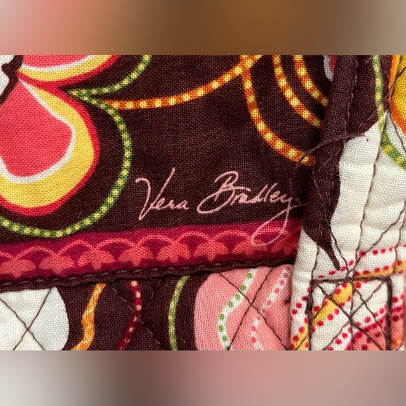 Vera Bradley buttercup toggle large quilted tote bag - Picture 12 of 16